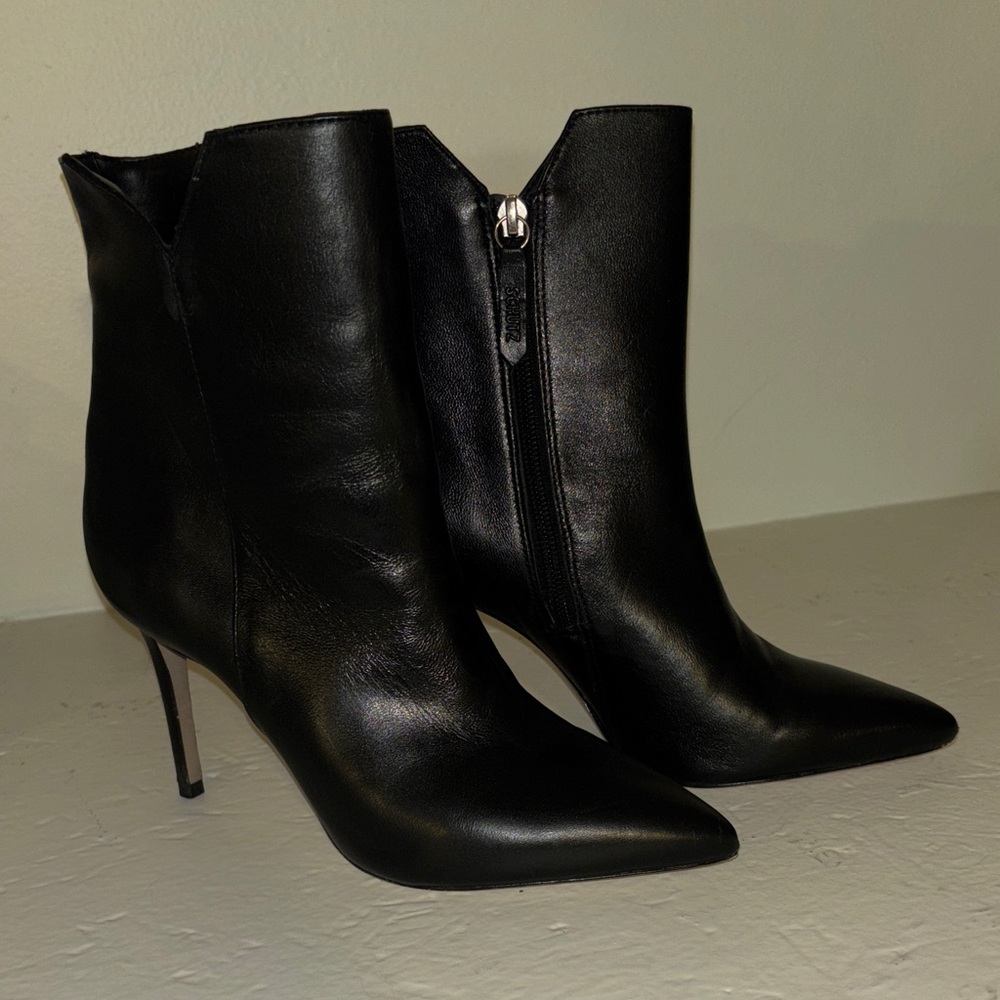 Schutz Betsy Elegant Black Ankle Boots